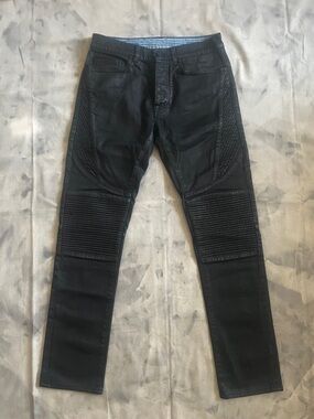 MARCELO BURLON COUNTY OF MILAN Denim slim fit biker jeans